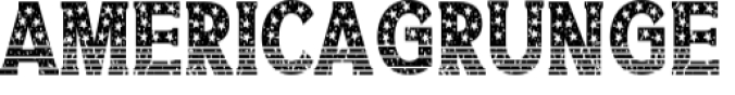 America Grunge Font Preview