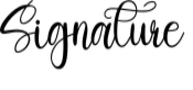 Signature Font Preview