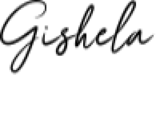 Gishela Font Preview