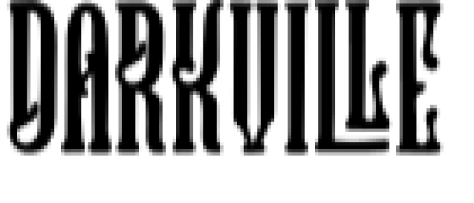 Darkville Font Preview