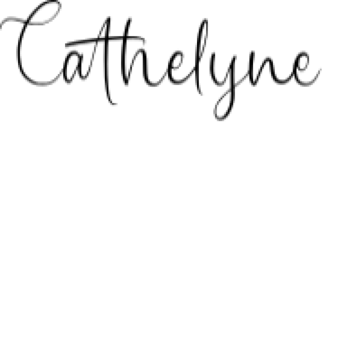 Cathelyne Font Preview