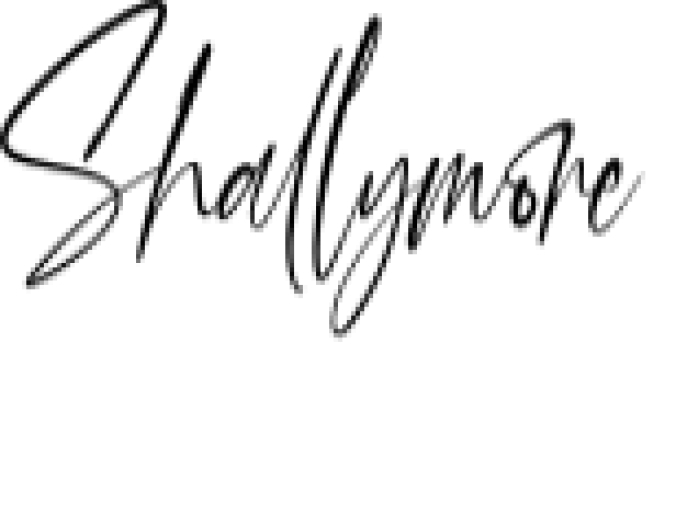 Shallymore Font Preview