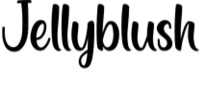 Jellyblush Font Preview