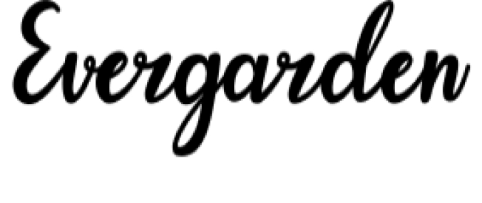 Evergarden Font Preview
