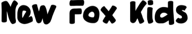 New Fox Kids Font Preview