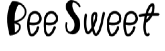 Bee Sweet Font Preview