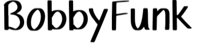 Bobby Funk Font Preview
