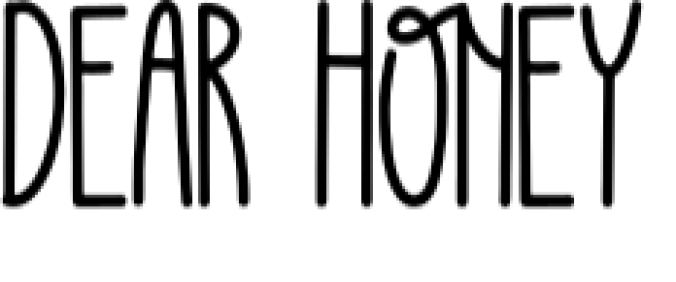 Dear Honey Font Preview