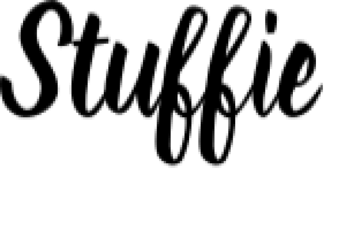 Stuffie Font Preview