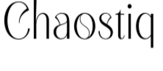 Chaostiq Font Preview