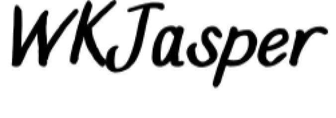 Jasper Font Preview
