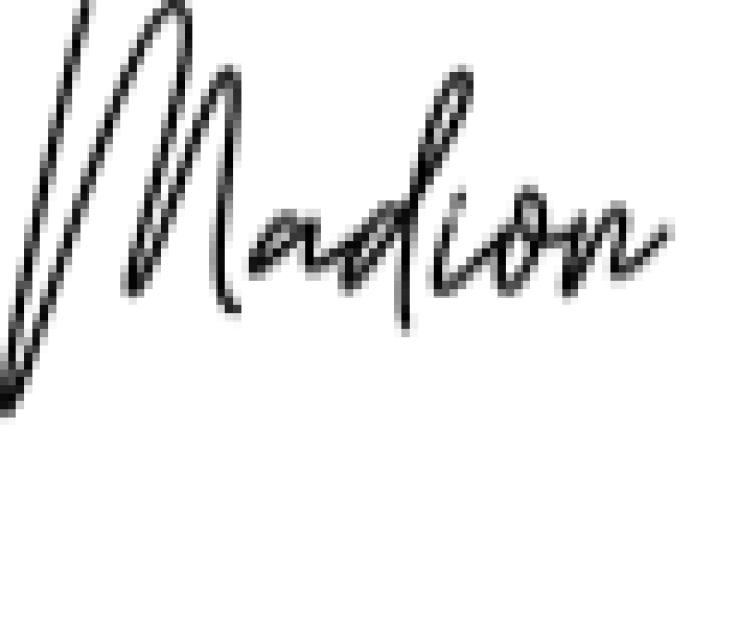 Madion Font Preview