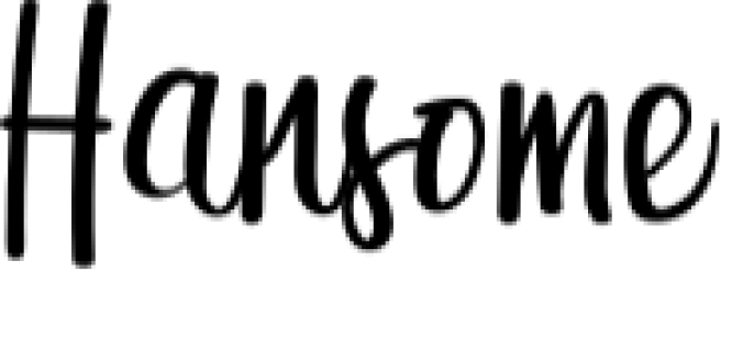 Hansome Font Preview