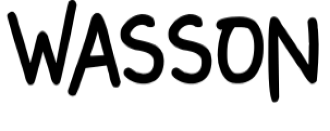 Wasson Font Preview