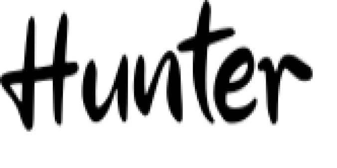 Hunter Font Preview