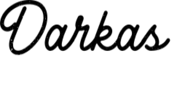 Darkas Font Preview