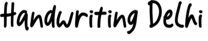 Delhi Font Preview