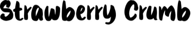 Strawberry Crumb Font Preview