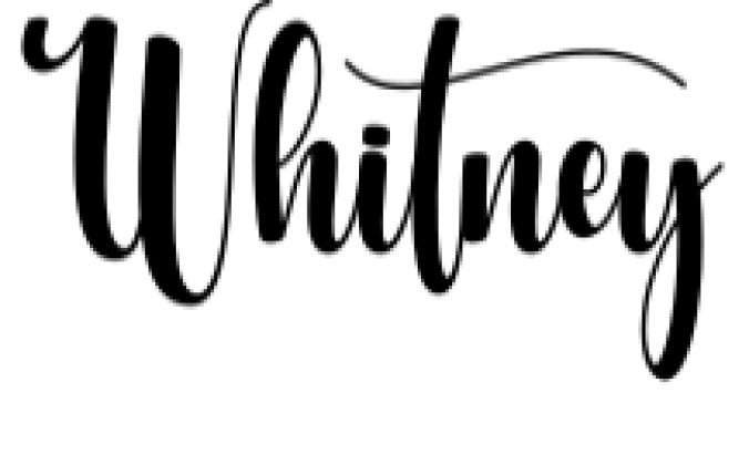 Whitney Font Preview