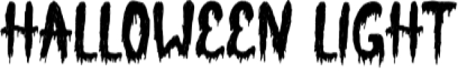 Halloween Light Font Preview