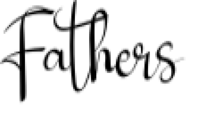 Fathers Font Preview