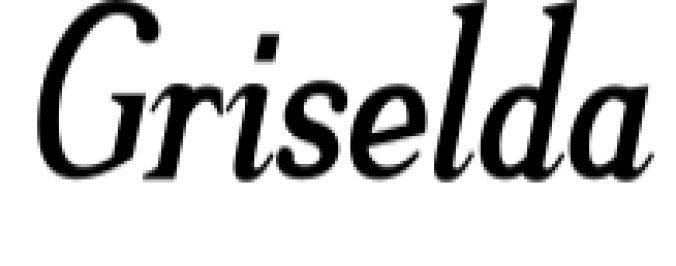 Griselda Font Preview