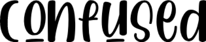 Confused Font Preview