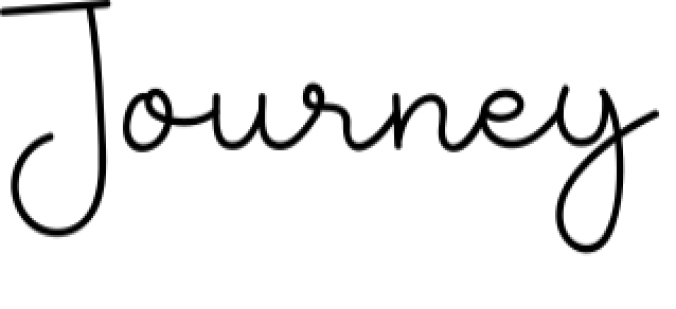 Journey Font Preview