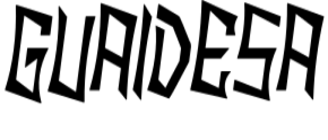 Guaidesa Font Preview