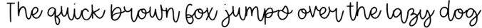 CUTE & CURSIVE Dainty Handwriting Script Font Preview