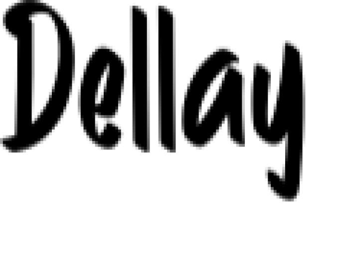 Delay Font Preview