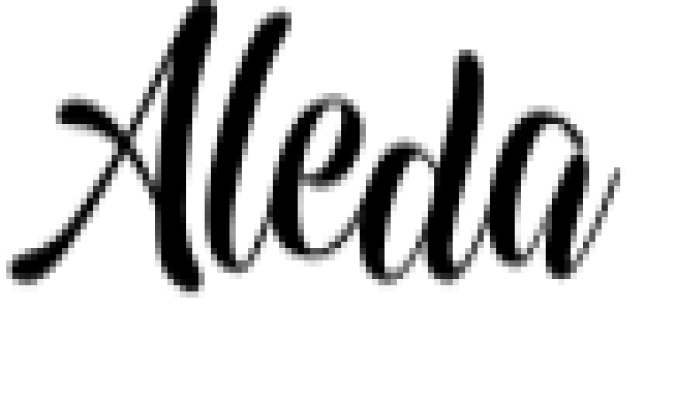 Aleda Font Preview