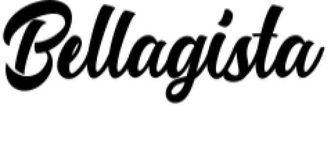 Bellagista Font Preview