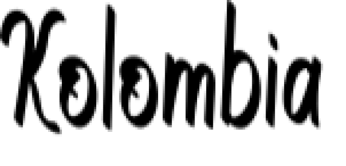Kolombia Font Preview