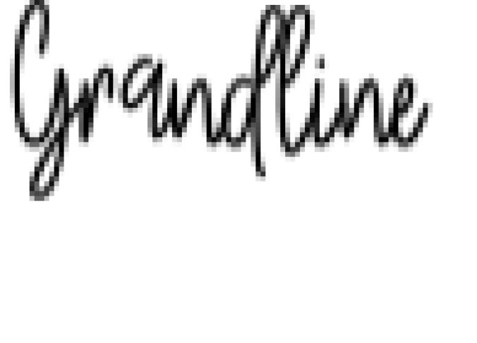Grandline Font Preview