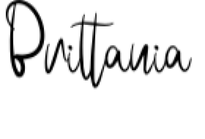 Brittania Font Preview