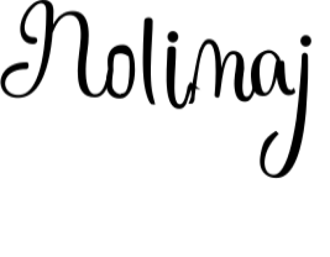 Nolimaj Font Preview