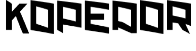 Kopedor Font Preview