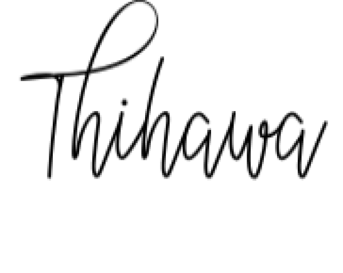 Thihawa Font Preview