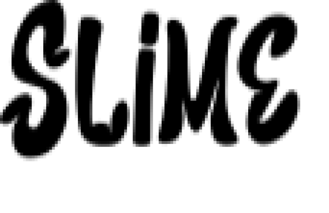 Slime Font Preview