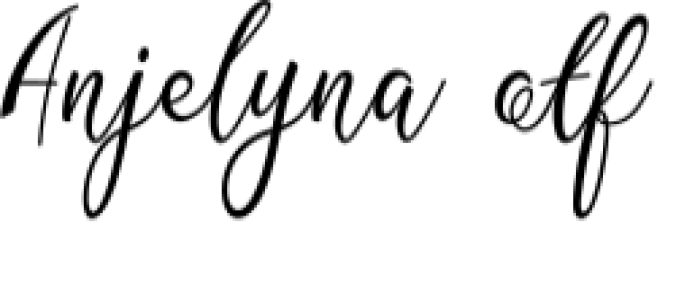 Anjelyna Font Preview