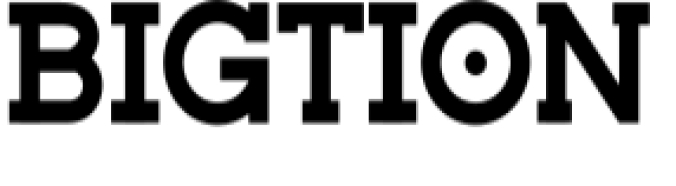 Bigtion Font Preview