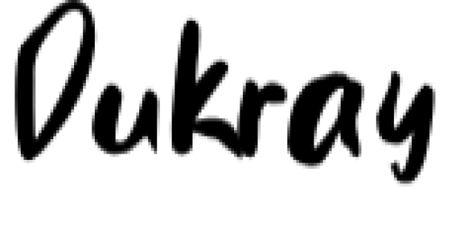 Dukray Font Preview