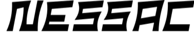 Nessac Font Preview
