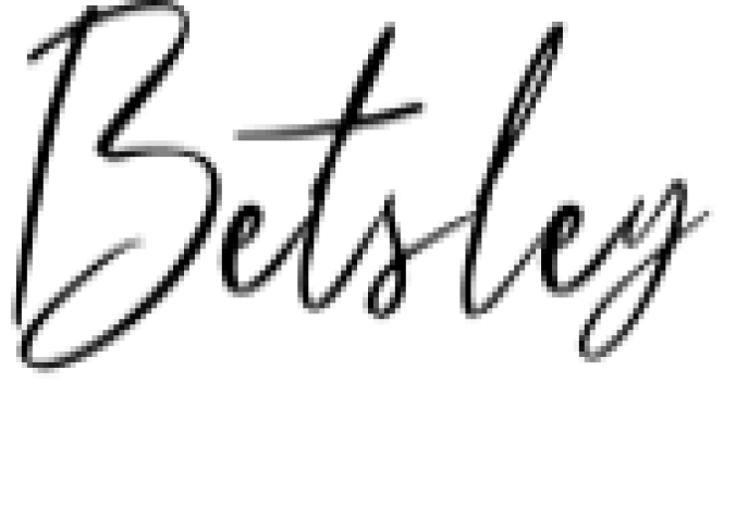 Betsley Font Preview