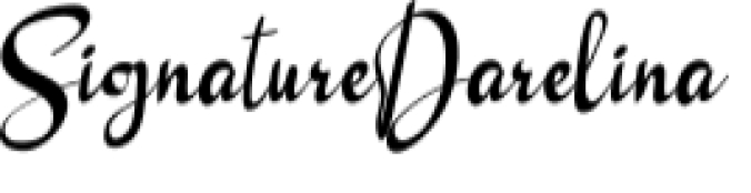 Signature Darelina Font Preview