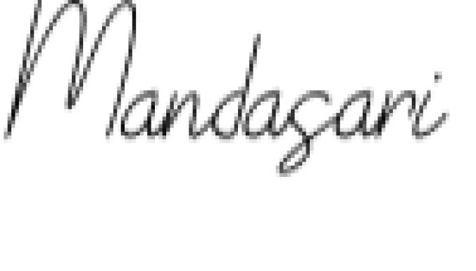 Mandasari Script Font Preview
