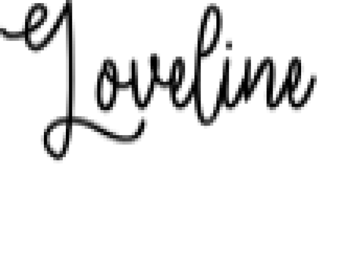 Loveline Font Preview