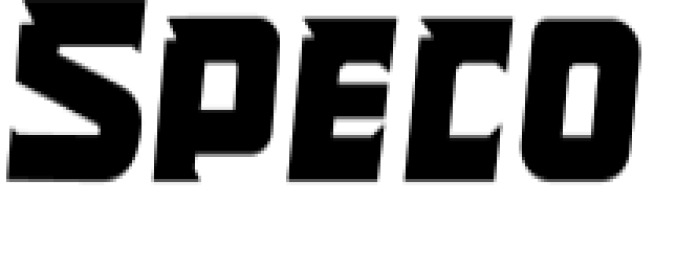 Speco Font Preview