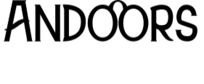 Andoors Font Preview